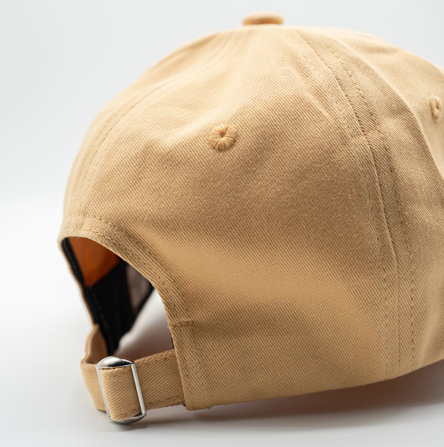 back of elevachi cap in beige