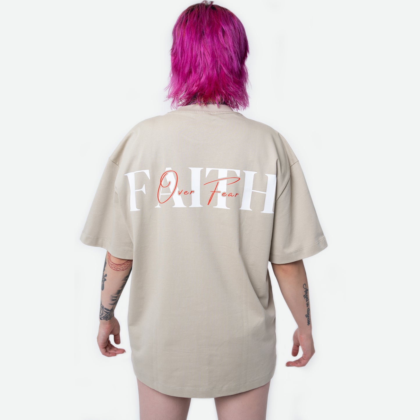 Faith Over Fear Oversized T-Shirt