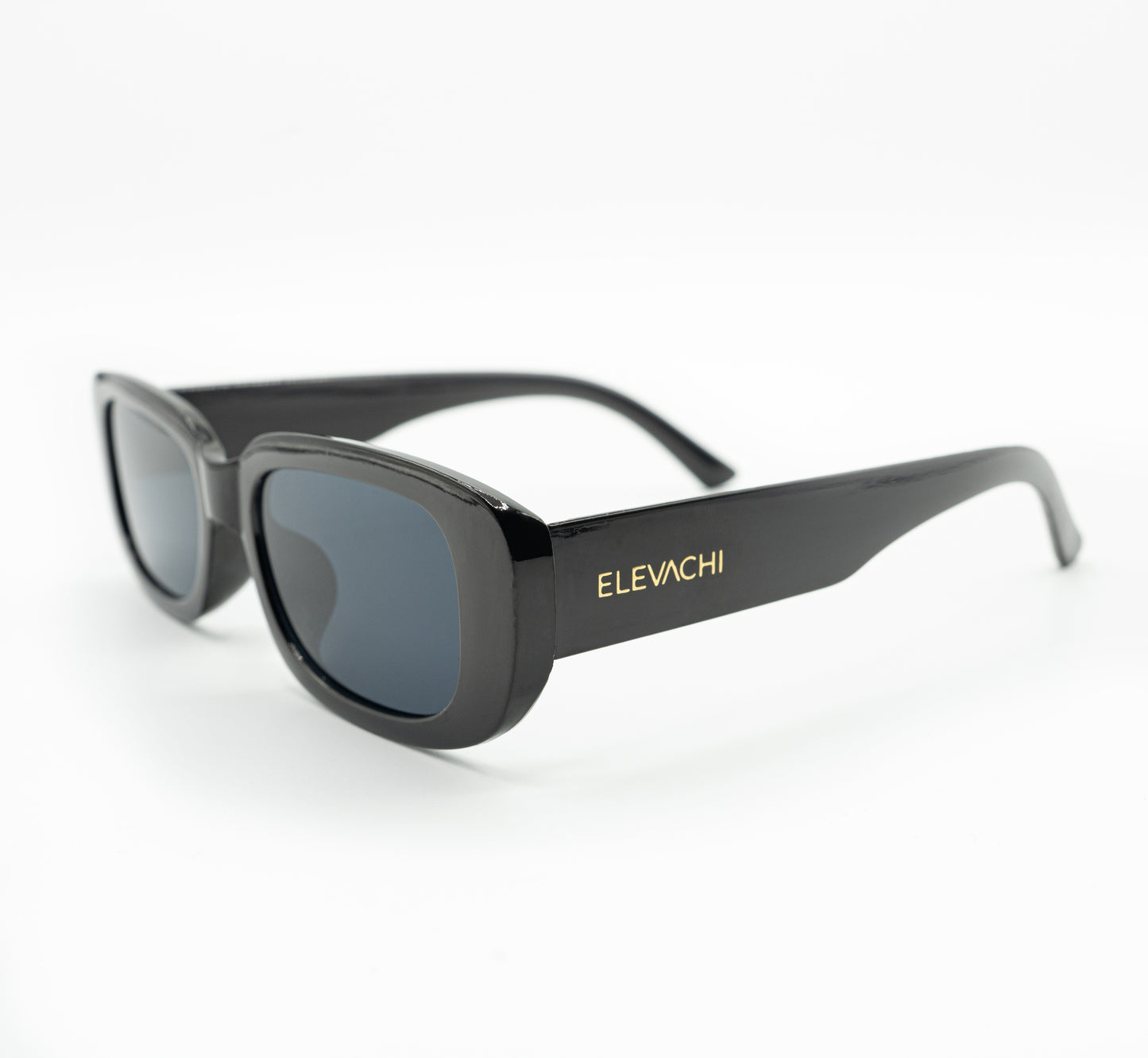 side image of sonder sunglasses in black