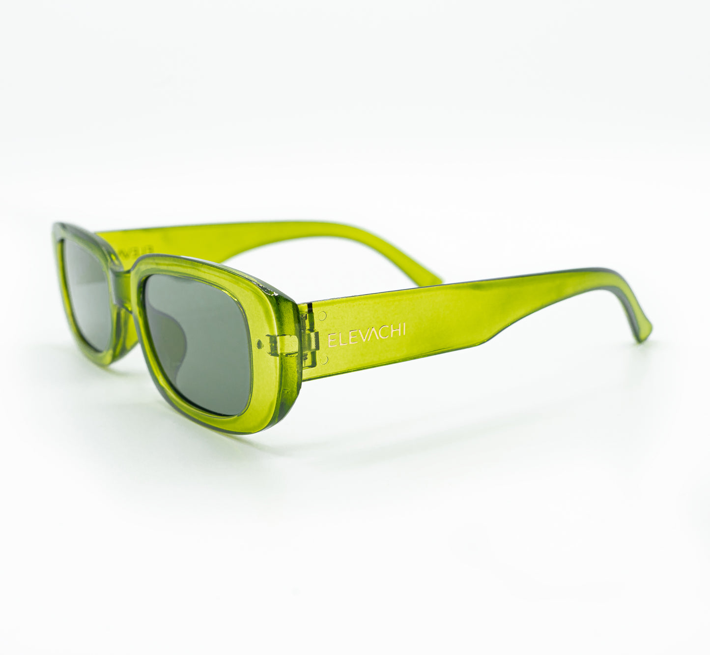 side image of sonder sunglasses in green