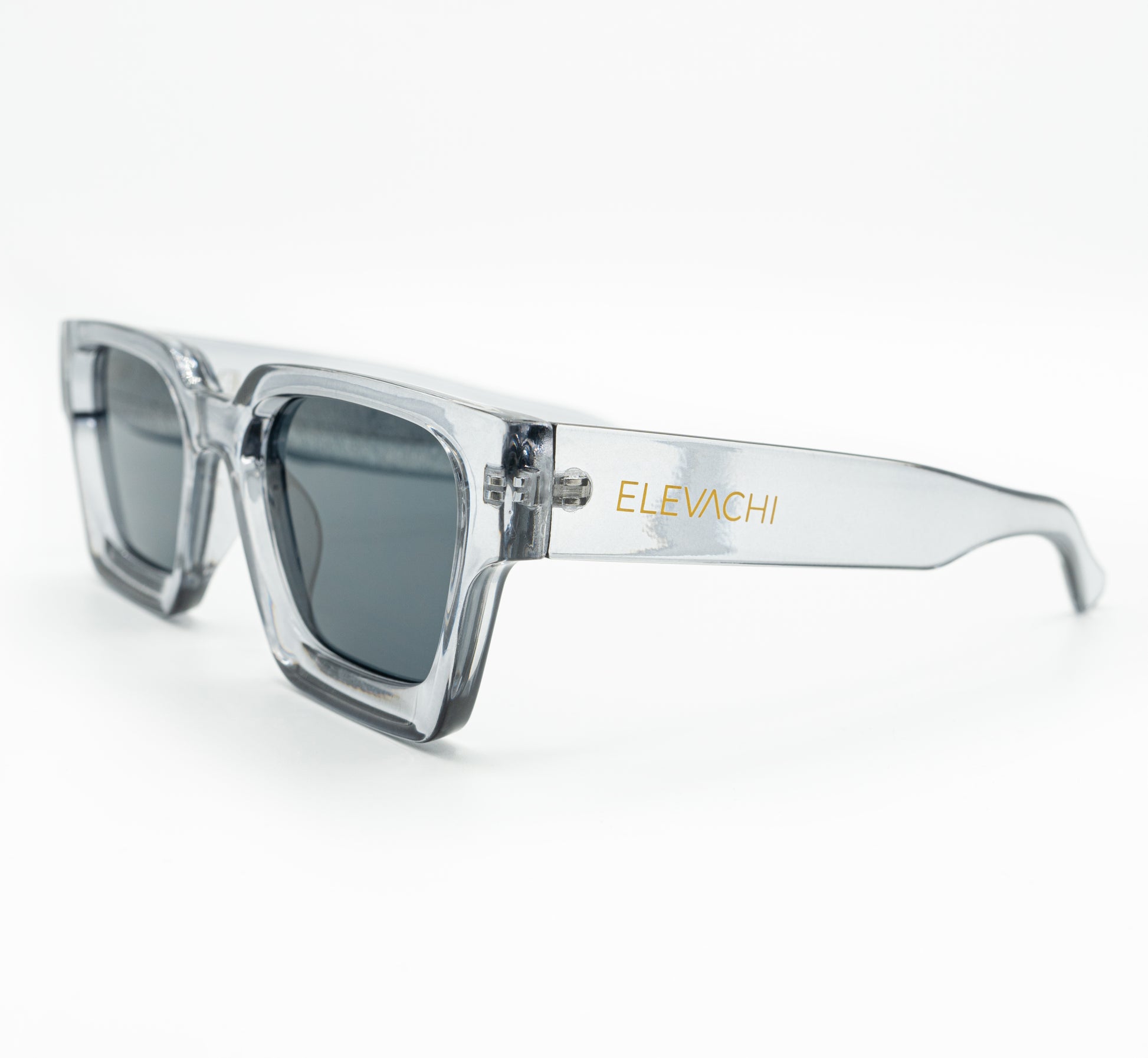 side image of volander sunglasses in grey